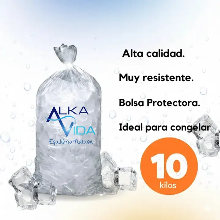 Bolsa de hielo Alka Vida de 10 kilos