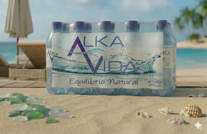 Paquete Alka Vida de 10 botellas de 1 litro